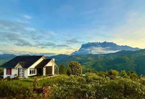 Image of Spectacular Mt Kinabalu view cottage