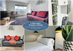Image of Stunning 1-bedroom annexe flat with own entrance near London