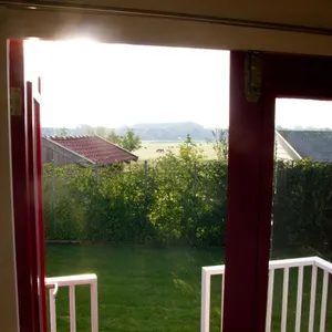 Image of Circus wagon in quiet area, free bikes, free parking