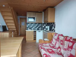 Image of Duplex 2 pièces à Arc 1800 avec WiFi, cuisine équipée et casier à ski - FR-1-411-191