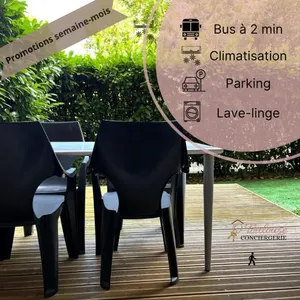 Image of L'instant Détente avec terrasse climatisation et parking