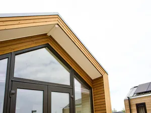 Image of Modern chalet on the IJsselmeer