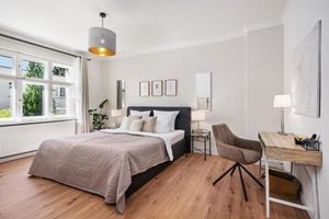 Image of Exklusives HILVIT Health Apartment an der Universitätsklinik - Perfekt für Business und Kultur! 2 Schlafzimmer - Smoothie Mixer - Fitness Wall Gym - Smart TV
