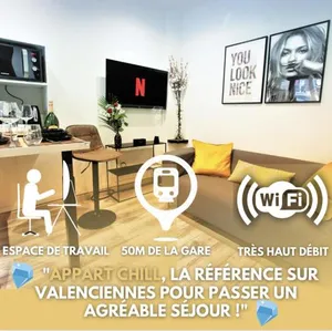 Image of Appart Chill & Work - 50m Gare de Valenciennes