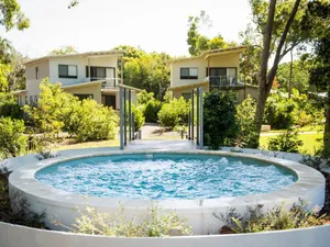 Image of Rainbow Beach Resort overlooking Pool