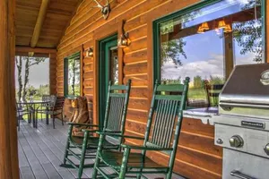 Image of Dog Friendly Two Willow Cabin with Hot Tub by AAA Red Lodge Rentals