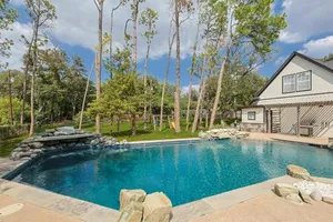Image of Your Rustic Retreat w Backyard Oasis Pool Patio