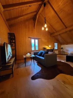 Image of Forest View Apartment in Leissigen by Interlaken with No Kitchen