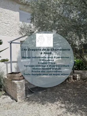 Image of Jolie maison de ville avec un extérieur au calme - Les Dragons de la Chamoiserie NIORT