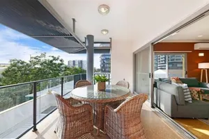 Image of Artistic City Escape with Balcony and Parking