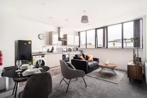 Image of Smart 1 Bed Apartment in Central Wrexham