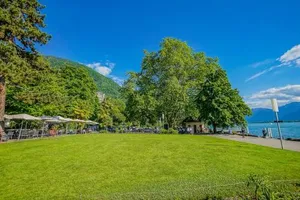Image of Soft Glam 1-bedroom appt - Lake & Mountain View