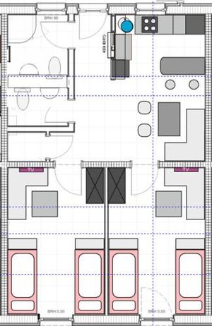 Image of APPARTEMENTHAUS "AM KORNFELD" - 10 Apartments, 40 Betten, Raucher-Balkon, Waschraum, Garten, Grillplatz, Tischtennis, Parkplatz