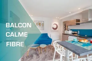 Image of Atmosphere Cosy Grange-Blanche : balcon et calme