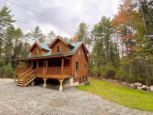 Image of Brand New Log Home Well appointed great location with AC wifi cable fireplace firepit