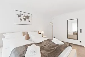 Image of Stilvolle Wohnung mit Loggia im Stadtzentrum - Kingsize Bett - Smart TV - Netflix - 60qm - 24h Check-In