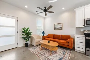 Image of Swamp House Luxury Amenities Chic New 65 inch TV