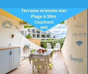 Image of Les Jardins de la Mer * Terrasse * 1ère Ligne * Plage à 50 M