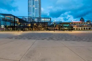 Image of Flexhome Skywalk to Fiserv U4 with Rooftop, Gym, and Parking