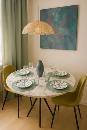 Image of Geschmackvolle Design Wohnung - 15 min Airport & Parkplatz