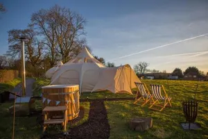 Image of Tone valley view glamping