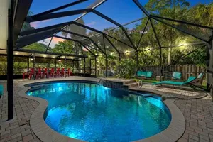 Image of Poolside Cocoa Oasis w/ Tiki Bar!