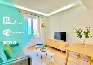 Image of Designer Garden View AC, Fiber Wifi Heart of Monaco