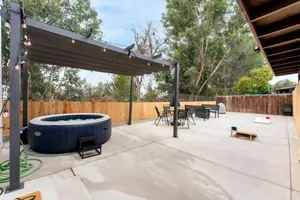 Image of Urban Retreat Fun Relax Self Check-In Hot Tub Foosball Fire Pit Cornhole