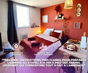 Image of Splendide studio Moderne - Proche centre - Laverie