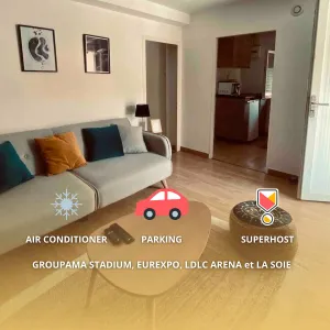 Image of Studio with terrace near the Stadium & Parc Expo