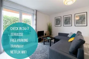 Image of My Cozy Flat Blagnac - T2 - Free Parking - Terrasse - Jardin