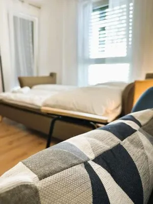 Image of AMAO-Indigo I 62qm I Suite mit Balkon & Tiefgarage I KingSize-BoxspringBett I Aufzug