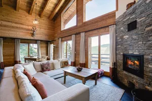 Image of Authentic Swiss Spa Chalet Nesoya Jacuzzi Sauna