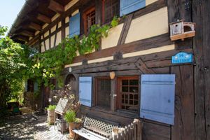 Image of The historic Vogtshof - romantic fenced garden