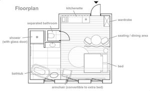 Image of Zentrale 1-Zimmer-Ferienwohnung mit digitalem Check in