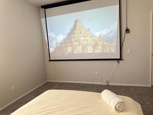 Image of HD projector i MAX movie theater Pink Queen Private Bedroom in Ontario CA