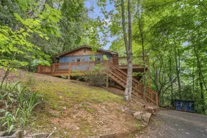 Image of Serene Forest View- Hot Tub- Pet Friendly With Fenced Yard
