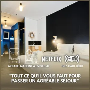 Image of NG Prestige - Lille I Roubaix Centre - 121 - Balnéo - Kitchenette - Terrasse - WIFI - NETFLIX