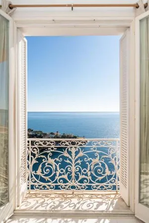 Image of Full Sea View Near Monaco with Pool