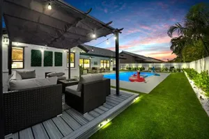Image of Villa Paradise Miami, Luxury Gem with Heated Pool, Game Room, Fire Pit, 3 Bed 2 Bath