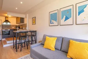 Image of Chamois Blanc Rosières- bright 1 bed apartment with amazing views