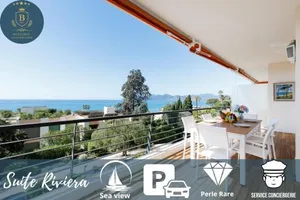 Image of Suite Riviera - Sea View - Clim - 50M Plage - Residence de standing - Spacieux 180 M2 - Parking