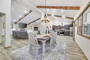 Image of Whiskey Pines Retreat! Single Level Home, Outdoor Firepit, AC, BBQ! Sleeps 9 in Lake Harmony!