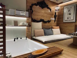 Image of [Spa-Labo] Private Swimming / Indoor Jacuzzi Accommodation / OTT Hotspot 120-inch Screen