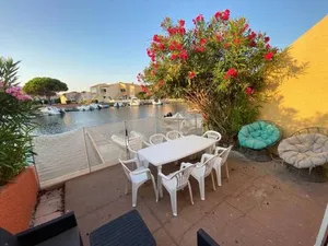 Image of Marina 5P avec piscine et terrasses, 4 chambres, clim, parking, proche plage et commerces, Port Barcarès - FR-1-81-554
