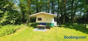 Image of small retro caravan