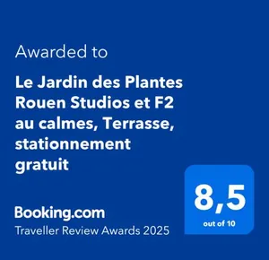 Image of Le Jardin des Plantes Rouen Studios et F2 au calmes, Terrasse, stationnement gratuit