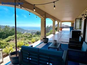 Image of A Suite in a Tuscan Villa Overlooking the Pacific Ocean