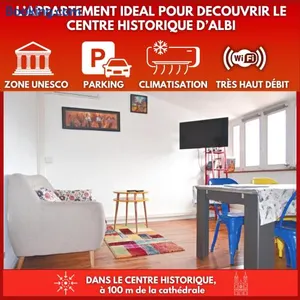 Image of Je jazz les couleurs à Albi - Centre Unesco - Parking - Climatisation - Animaux acceptés