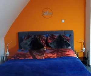 Image of FeWo Blaue Oase, Netflix, Massagesessel, Whirlpool Badewanne